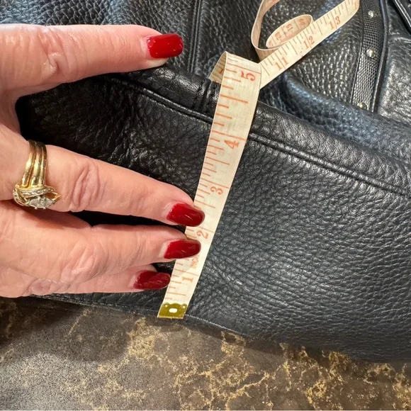 Coach Black Park Carrie Studded Leather Hobo Satchel with Coach tags. April 2014 - Picture 16 of 16